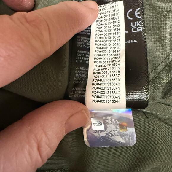 The North Face Mens Printed Class V Fanorak M Green Hiking Outdoors Gorpcore - Picture 11 of 14